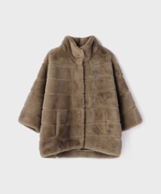 GRACE CONTINENTAL 【LOU ANDREA】フェイクショートコート