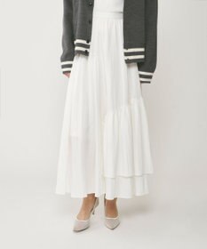GRACE CONTINENTAL イレギュラーギャザースカート