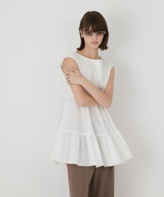 GRACE CONTINENTAL フレア切替カットトップ