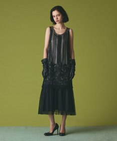 GRACE CONTINENTAL アールデコレースドレス ブラック