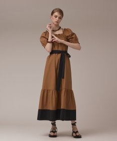 【美品】グレースクラス　24SS　ロングワンピース　マキシ丈　ニット　ギャザー trim_ofgrc_itema08caf56f88911e