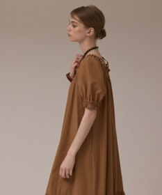 GRACE CONTINENTAL ギャザーロングワンピース