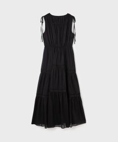 GRACE CONTINENTAL コットンシルクティアードワンピース