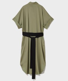 GRACE CONTINENTAL ダブルサテンシャツドレス