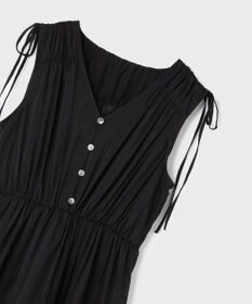 GRACE CONTINENTAL コットンシルクティアードワンピース