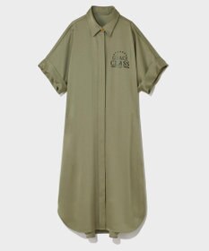 GRACE CONTINENTAL ダブルサテンシャツドレス