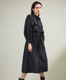 箔ドットシャツドレス / GRACE CONTINENTAL | GRACE CONTINENTAL