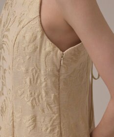 GRACE CONTINENTAL リーフジャガードキャミワンピース