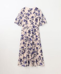 GRACE CONTINENTAL フラワープリントフレアワンピース