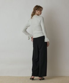 GRACE CONTINENTAL ラメリブニットトップ