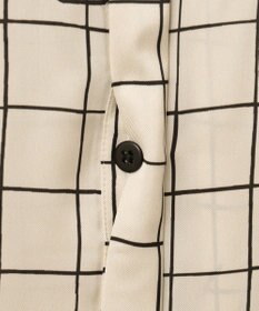 GRACE CONTINENTAL ラインフラワーシャツドレス