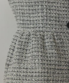 GRACE CONTINENTAL ツイードペプラムベスト