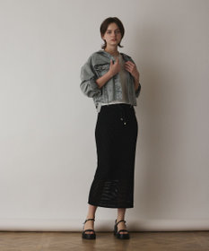 GRACE CONTINENTAL フードジップデニムジャケット