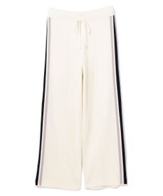 GRACE CONTINENTAL サイドラインニットパンツ