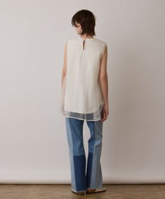 GRACE CONTINENTAL シアージャガードカットトップ