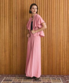 GRACE CONTINENTAL ボックスプリーツパンツ