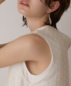 GRACE CONTINENTAL シアージャガードカットトップ