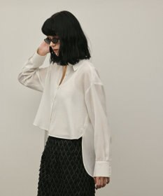 GRACE CONTINENTAL バックフレアシャツ