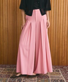 GRACE CONTINENTAL ボックスプリーツパンツ