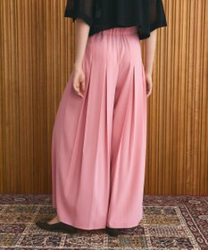 GRACE CONTINENTAL ボックスプリーツパンツ