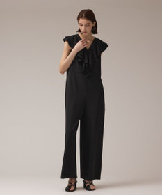 GRACE CONTINENTAL フリルサロペット ブラック