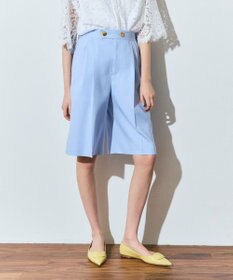 GRACE CONTINENTAL リネンタッチハーフパンツ