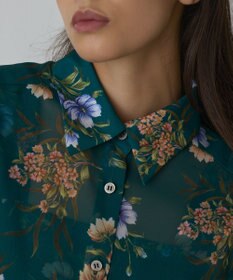 GRACE CONTINENTAL プリントセットアップワンピース