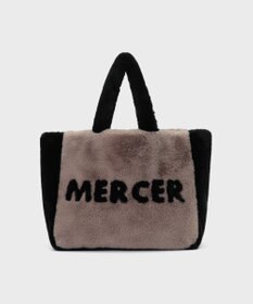 GRACE CONTINENTAL レタードファーバッグ ブラック