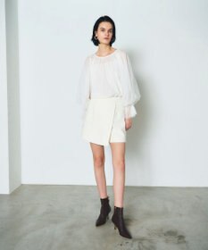 GRACE CONTINENTAL ツイードラップショートパンツ