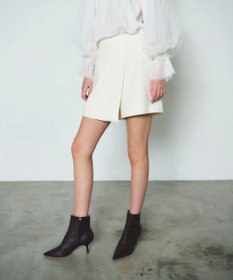 GRACE CONTINENTAL ツイードラップショートパンツ