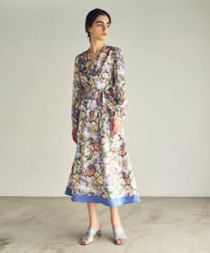 GRACE CONTINENTAL グラデフラワープリントスカート