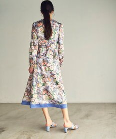 GRACE CONTINENTAL グラデフラワープリントスカート