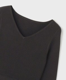 GRACE CONTINENTAL テープ刺繍ニットワンピース