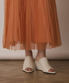 GRACE CONTINENTAL チュールマチプリーツスカート