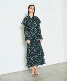 GRACE CONTINENTAL スモールフラワーマーメイドスカート