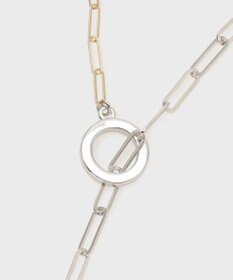 GRACE CONTINENTAL バイカラーロングネックレス