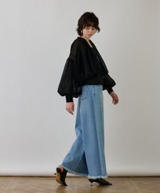 GRACE CONTINENTAL シアーニットバルーンジャケット