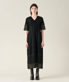 GRACE CONTINENTAL コンビレースVネックワンピース