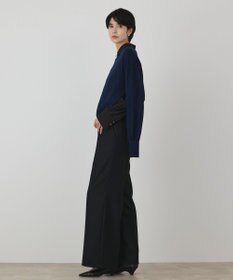 GRACE CONTINENTAL ウールスリットニットトップ