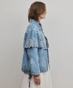 GRACE CONTINENTAL ケープ付カバーオールジャケット