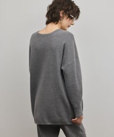 GRACE CONTINENTAL スウェットライクニットトップ