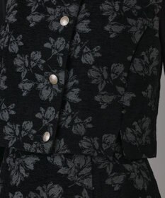 GRACE CONTINENTAL ラメフラワージャガードベスト