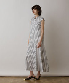 GRACE CONTINENTAL ストライプシャツワンピース