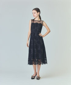 GRACE CONTINENTAL リバーレースドレス