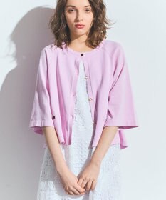 GRACE CONTINENTAL ハイツイストコットンカーディガン