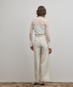 GRACE CONTINENTAL ダブルクロスワイドパンツ