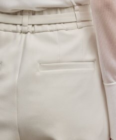 GRACE CONTINENTAL ダブルクロスワイドパンツ