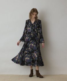 GRACE CONTINENTAL ボタニカルベリープリントワンピース