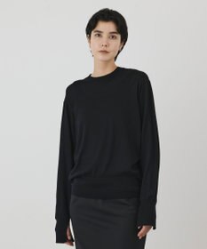GRACE CONTINENTAL ウールシルククルーニットトップス