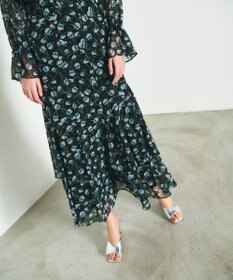 GRACE CONTINENTAL スモールフラワーマーメイドスカート